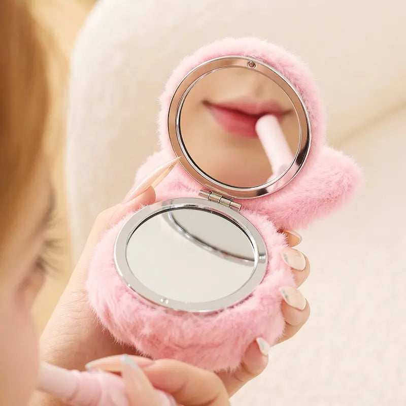 Aimi Amy Kawaii Plush Blind Box Cute Stuffed Animal Makeup Mirror Mystery Box Surprise Gift for Girls Random Single Box