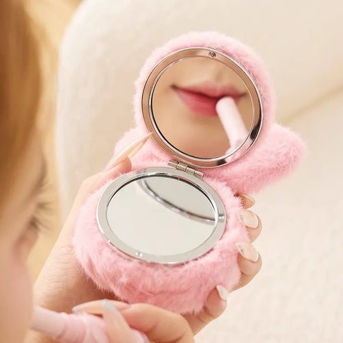 Aimi Amy Kawaii Plush Blind Box Cute Stuffed Animal Makeup Mirror Mystery Box Surprise Gift for Girls Random Single Box