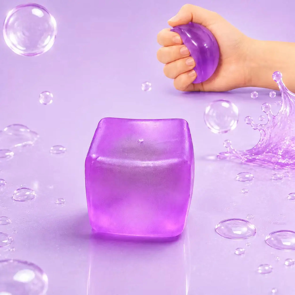 Stress Cube Squishy Toy, Super Satisfying High Density Fidget Cube for Stress Relief, Slow Rising Sensory Squeeze Toy for Kids Adults, Birthday Gifts, Party Favors, Classroom Prizes, 5Cm / 2In