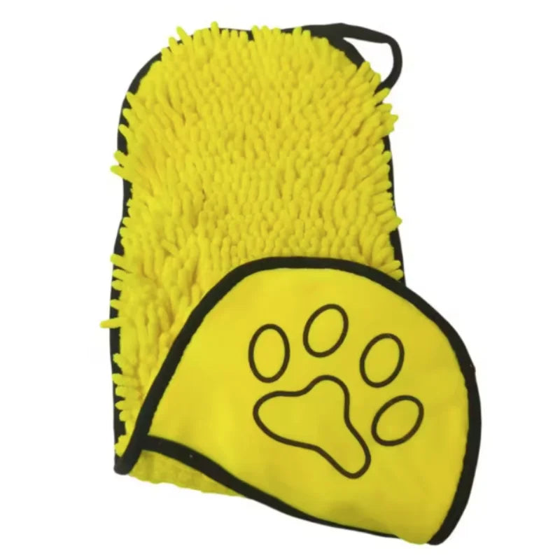 Super Absorbent Quick Dry Pet Towel Soft Dog Bath Robe Convenient Cat Bath Towel Pet Cleaning Washcloth Essential Dog Accessory