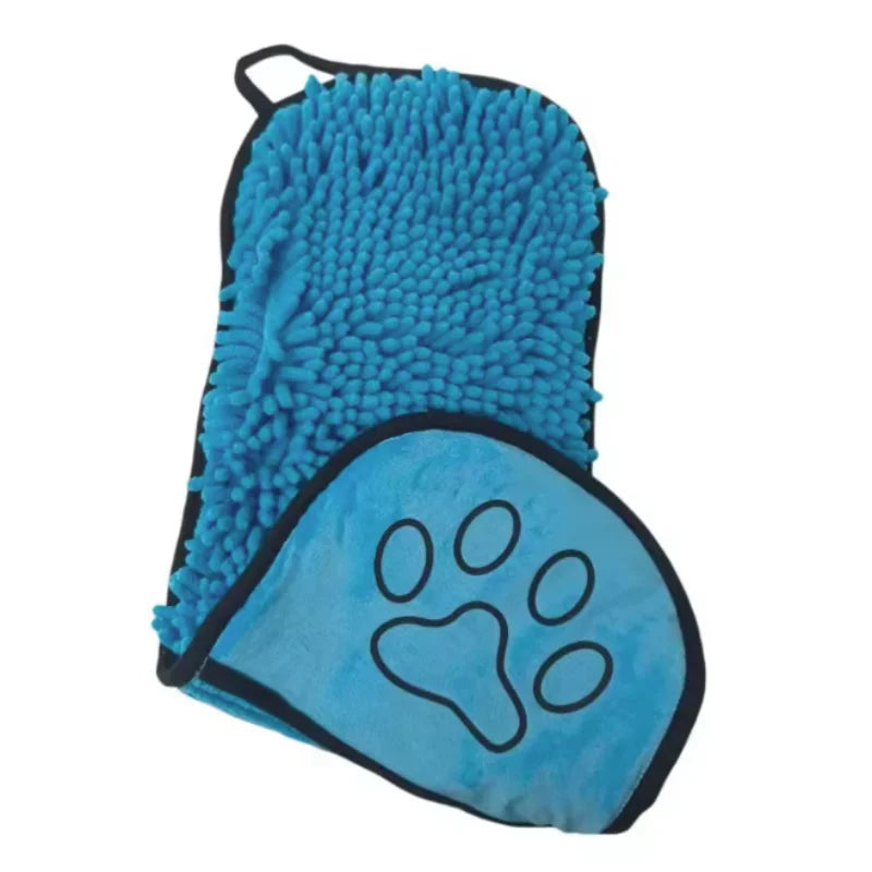 Super Absorbent Quick Dry Pet Towel Soft Dog Bath Robe Convenient Cat Bath Towel Pet Cleaning Washcloth Essential Dog Accessory