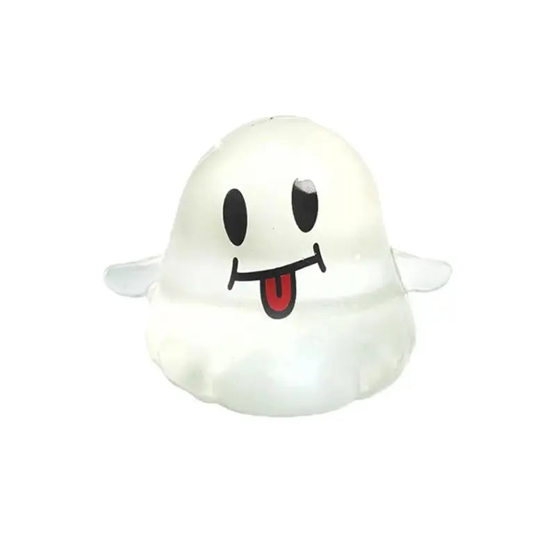 Halloween Ghost Shape Squishy Toy - Halloween Squishies with Maltose Hand Feel, Lightweight Anxiety Calming Decompression Toy, Stress Relief Gift for Students, Office Workers