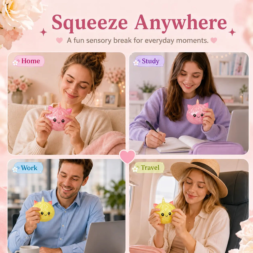 2026 New Glitter Fill Dumpling Squishy Blind Box - Soft Plush Squeeze Fidget Sensory Toy with Steamer Box, Stress & Anxiety Relief for Teens (1PC Random, Squishies for 3+ Years), Dumpling Squishies